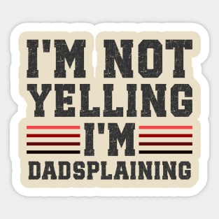 Dadsplaining Sticker